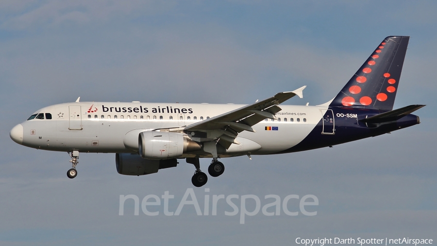Brussels Airlines Airbus A319-112 (OO-SSM) | Photo 212275