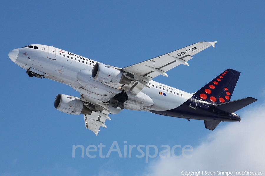 Brussels Airlines Airbus A319-112 (OO-SSM) | Photo 21974