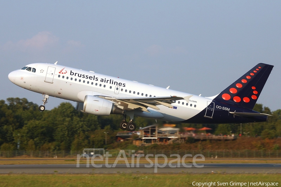 Brussels Airlines Airbus A319-112 (OO-SSM) | Photo 259329