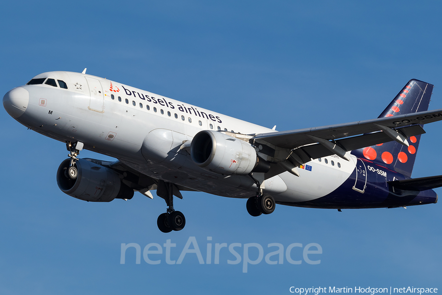 Brussels Airlines Airbus A319-112 (OO-SSM) | Photo 129953