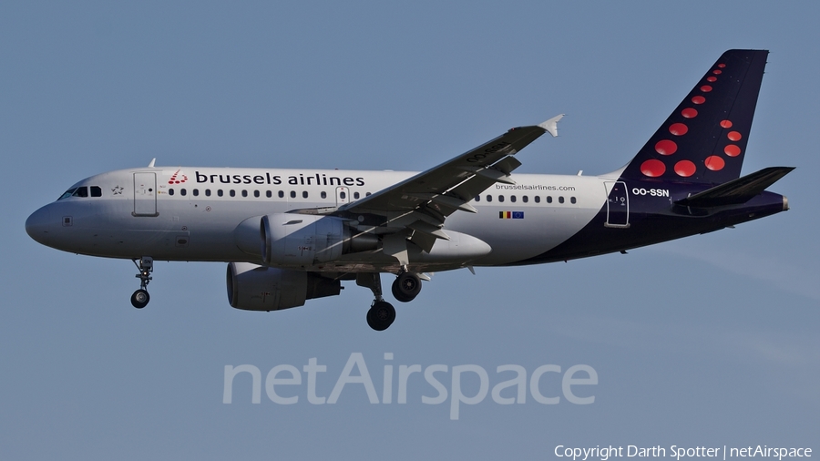 Brussels Airlines Airbus A319-112 (OO-SSN) | Photo 230001