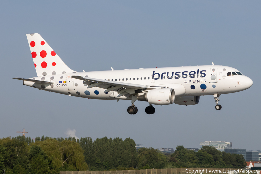 Brussels Airlines Airbus A319-112 (OO-SSN) | Photo 573060