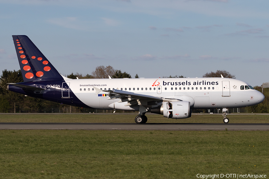 Brussels Airlines Airbus A319-112 (OO-SSN) | Photo 159060
