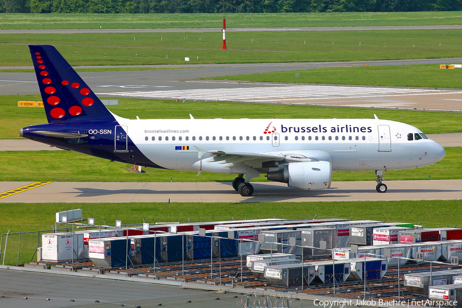 Brussels Airlines Airbus A319-112 (OO-SSN) | Photo 163536