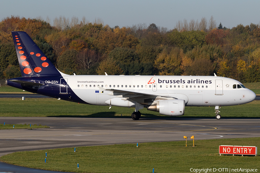 Brussels Airlines Airbus A319-112 (OO-SSN) | Photo 196760