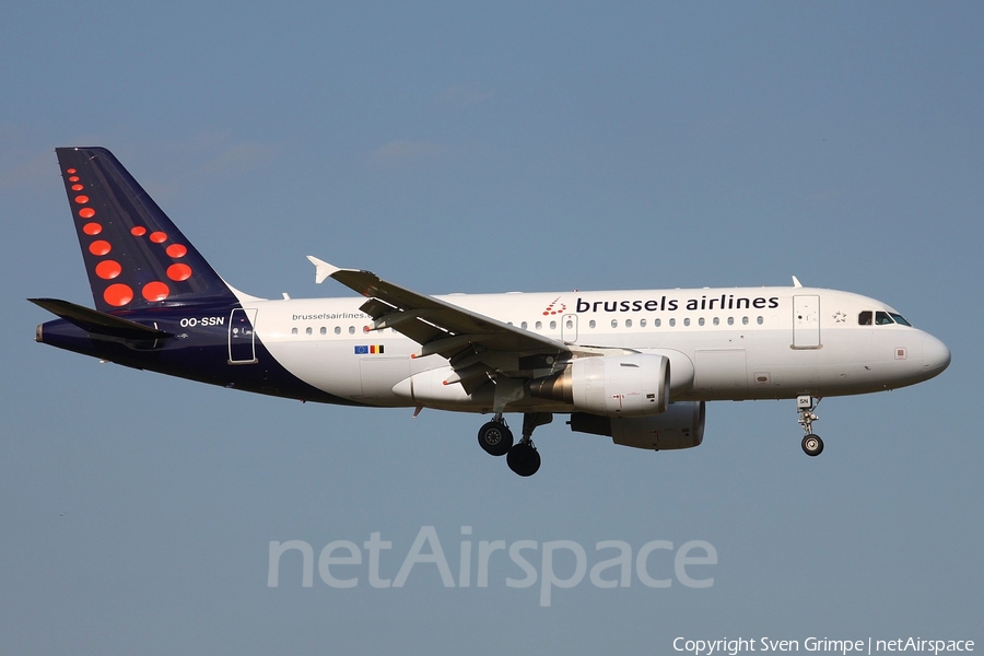 Brussels Airlines Airbus A319-112 (OO-SSN) | Photo 26271