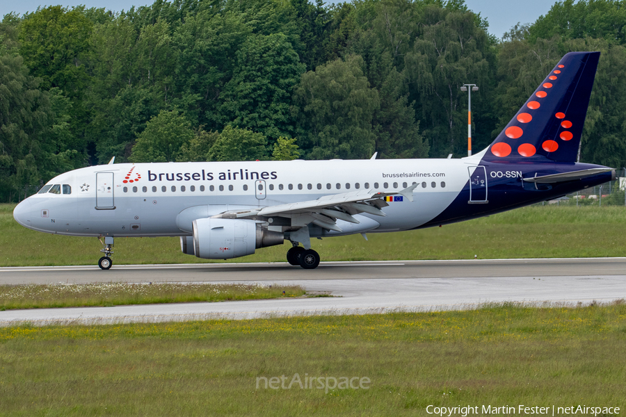 Brussels Airlines Airbus A319-112 (OO-SSN) | Photo 452379