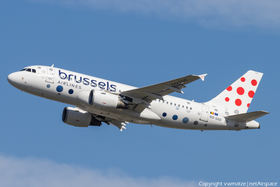 Brussels Airlines Airbus A319-111 (OO-SSO) | Photo 502099