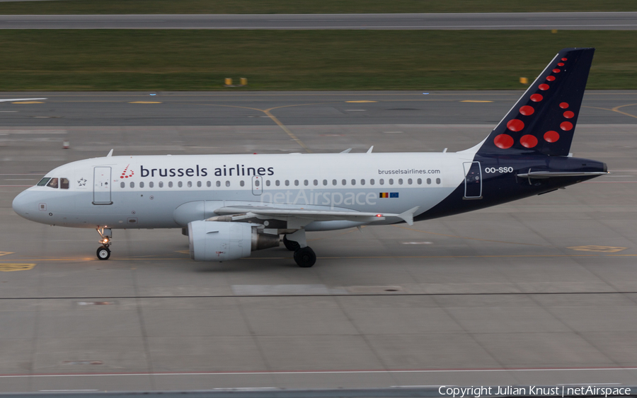 Brussels Airlines Airbus A319-111 (OO-SSO) | Photo 195721