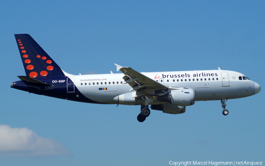 Brussels Airlines Airbus A319-113 (OO-SSP) | Photo 121009