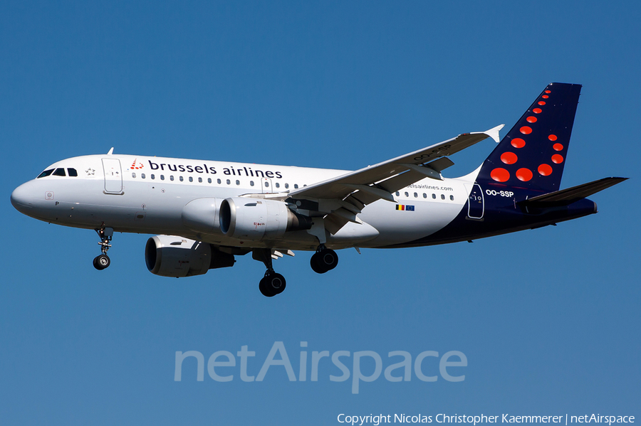 Brussels Airlines Airbus A319-113 (OO-SSP) | Photo 121625