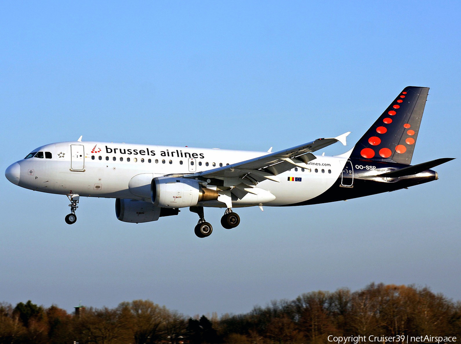 Brussels Airlines Airbus A319-113 (OO-SSP) | Photo 106884