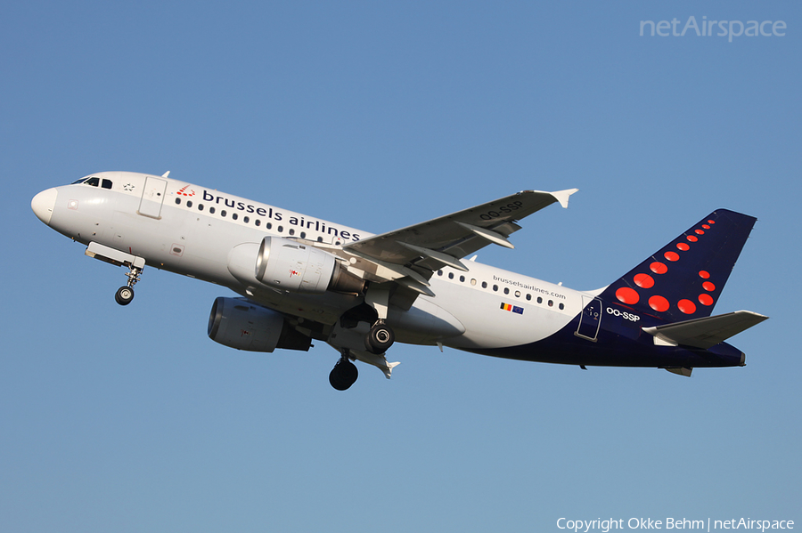 Brussels Airlines Airbus A319-113 (OO-SSP) | Photo 38684