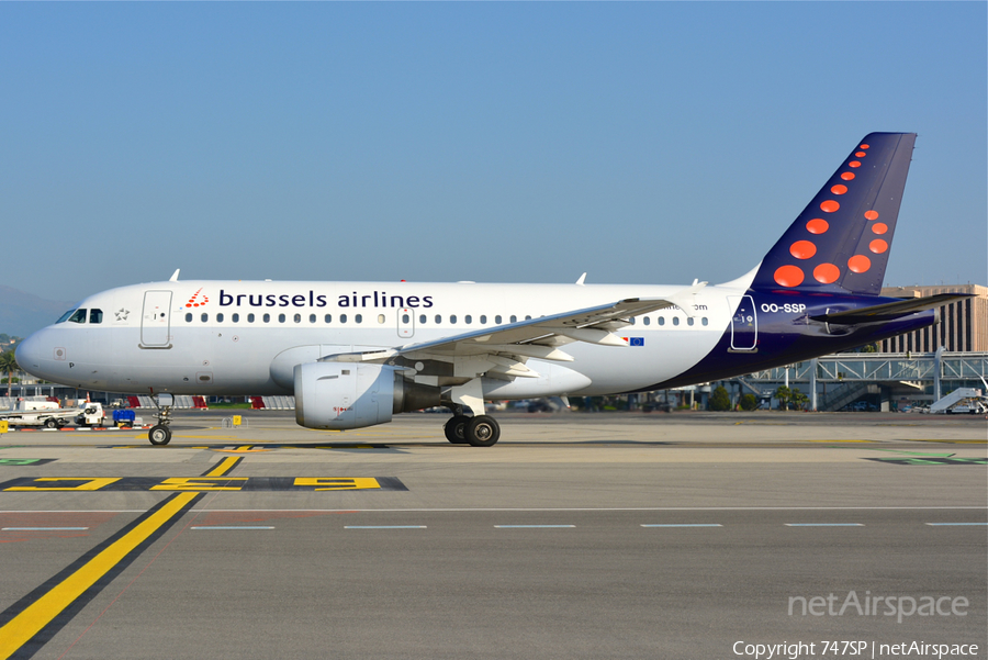 Brussels Airlines Airbus A319-113 (OO-SSP) | Photo 33637
