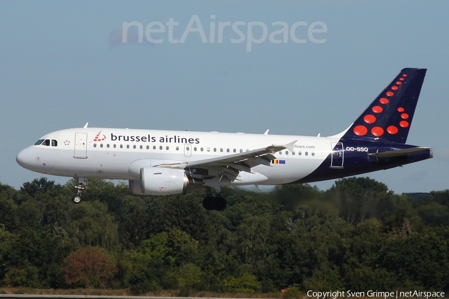 Brussels Airlines Airbus A319-112 (OO-SSQ) | Photo 520647