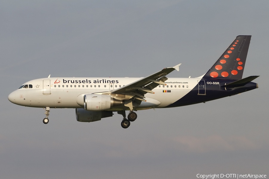 Brussels Airlines Airbus A319-112 (OO-SSR) | Photo 437917