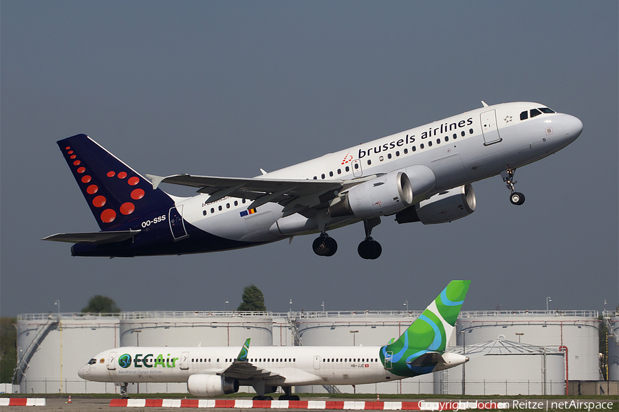 Brussels Airlines Airbus A319-111 (OO-SSS) | Photo 165067