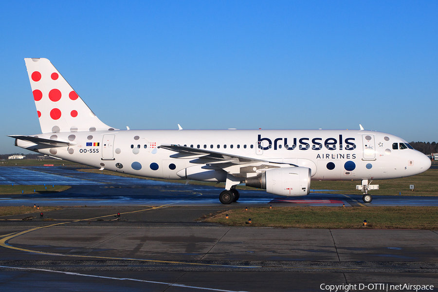 Brussels Airlines Airbus A319-111 (OO-SSS) | Photo 487688