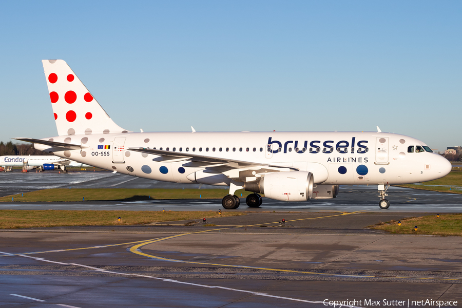 Brussels Airlines Airbus A319-111 (OO-SSS) | Photo 488073