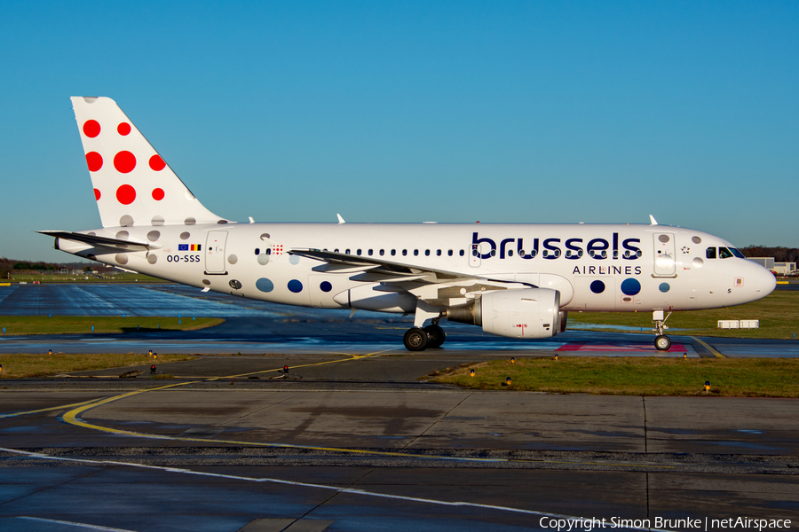 Brussels Airlines Airbus A319-111 (OO-SSS) | Photo 488721
