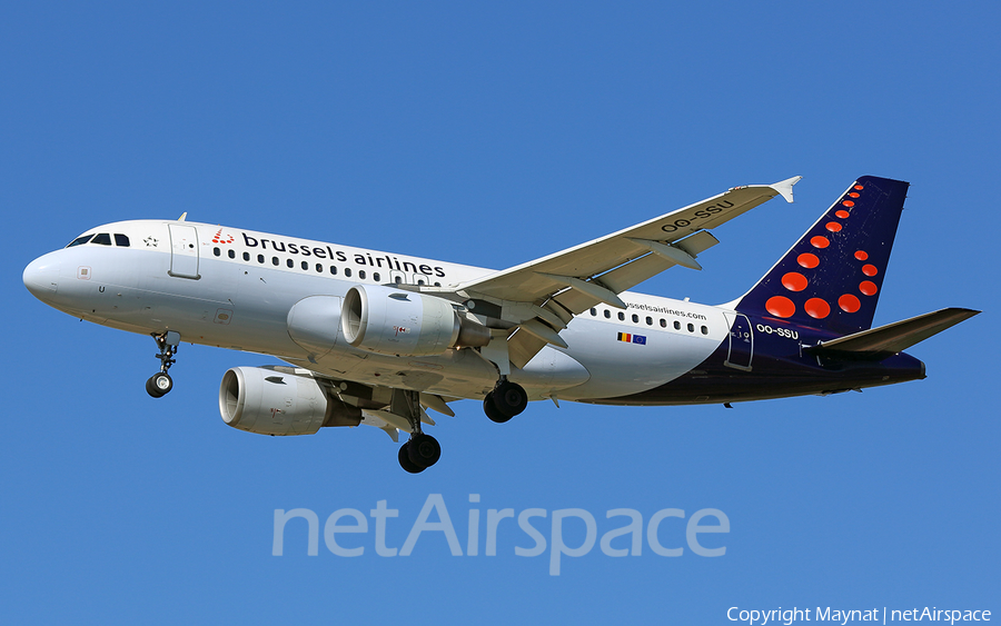 Brussels Airlines Airbus A319-111 (OO-SSU) | Photo 265894