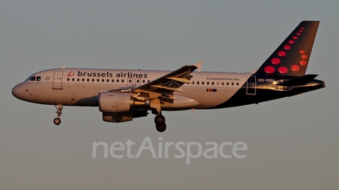 Brussels Airlines Airbus A319-111 (OO-SSU) at  Brussels - International, Belgium