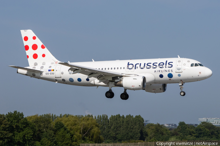 Brussels Airlines Airbus A319-111 (OO-SSU) | Photo 572817