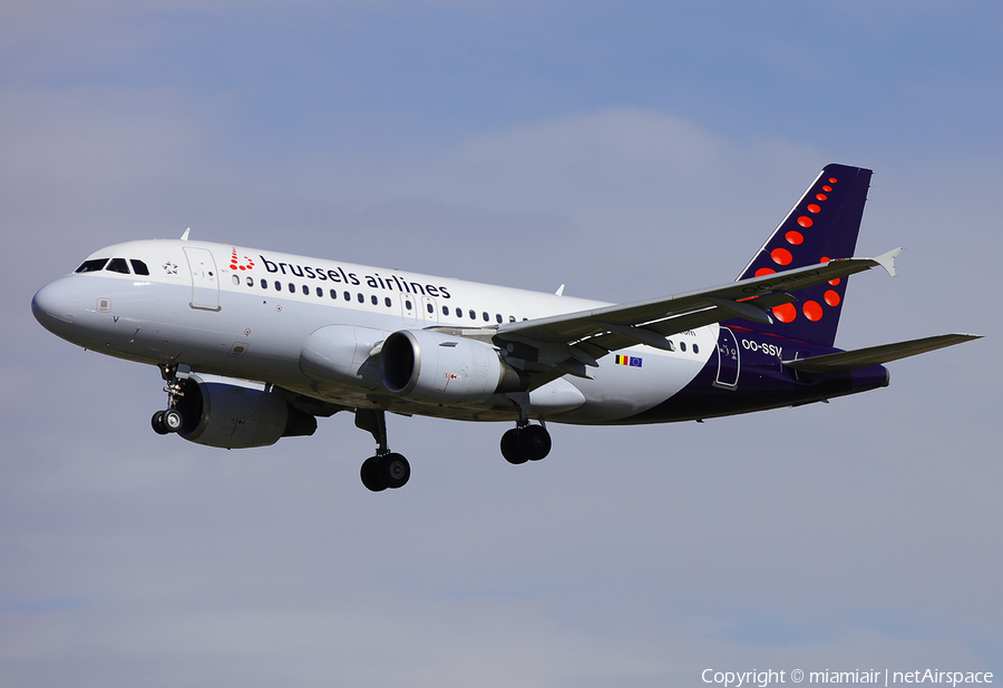 Brussels Airlines Airbus A319-111 (OO-SSV) | Photo 150112