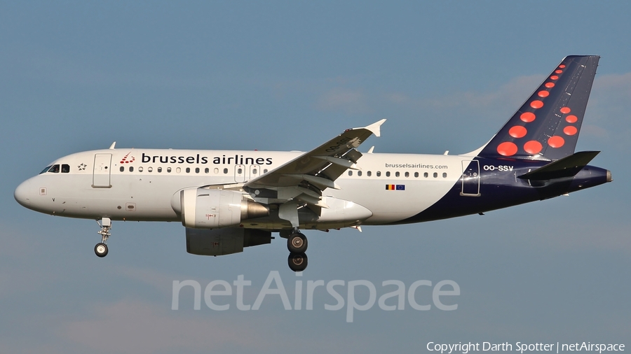 Brussels Airlines Airbus A319-111 (OO-SSV) | Photo 212283