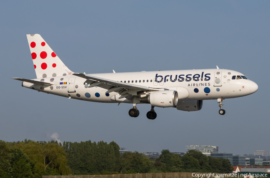 Brussels Airlines Airbus A319-111 (OO-SSV) | Photo 572789