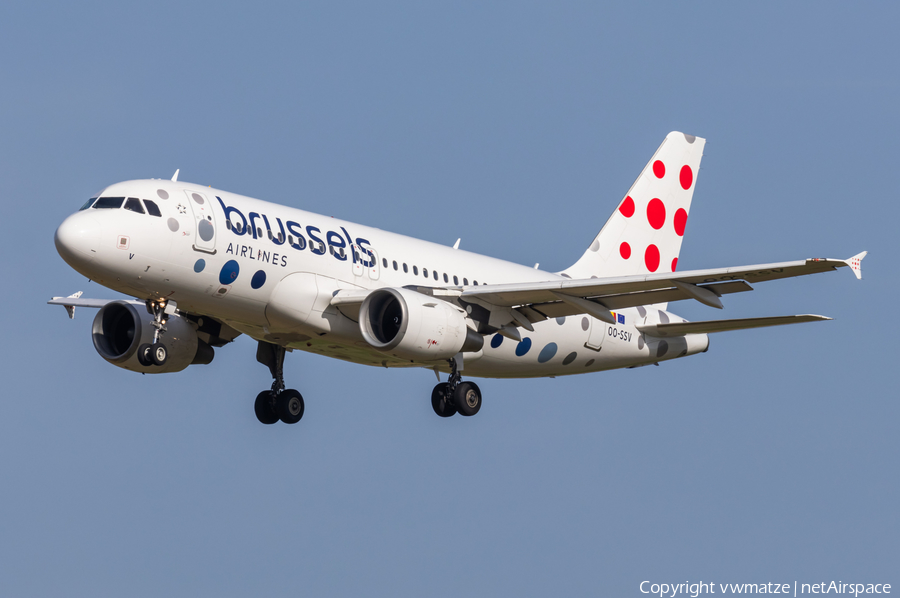 Brussels Airlines Airbus A319-111 (OO-SSV) | Photo 593864
