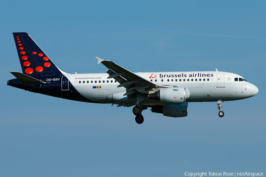 Brussels Airlines Airbus A319-111 (OO-SSV) | Photo 334616