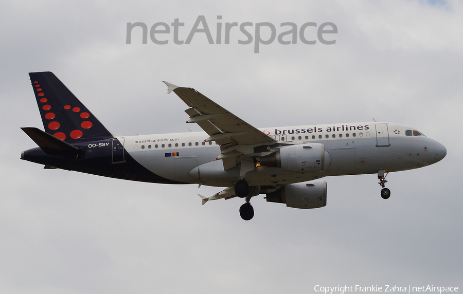 Brussels Airlines Airbus A319-111 (OO-SSV) | Photo 24720