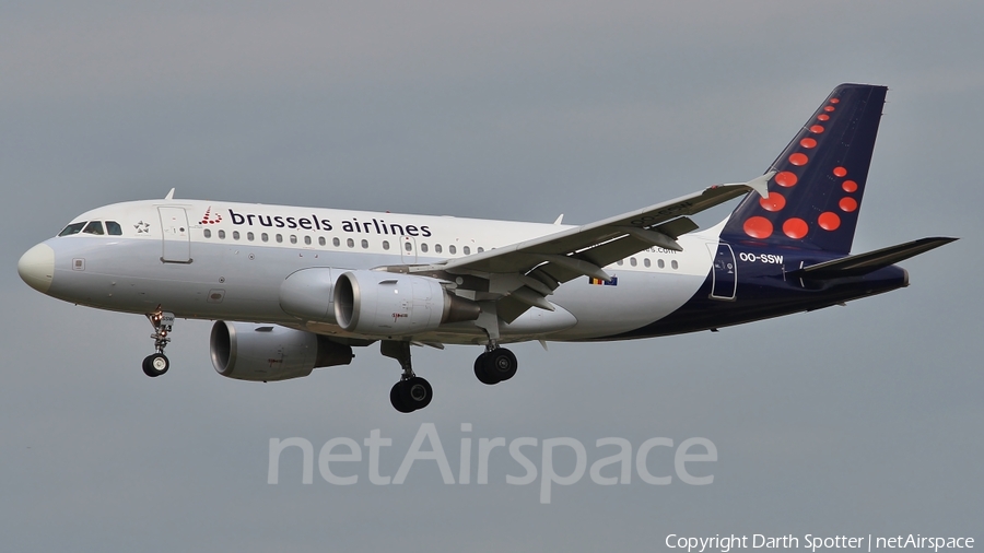 Brussels Airlines Airbus A319-111 (OO-SSW) | Photo 212285
