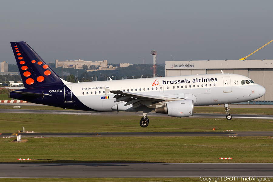 Brussels Airlines Airbus A319-111 (OO-SSW) | Photo 323557