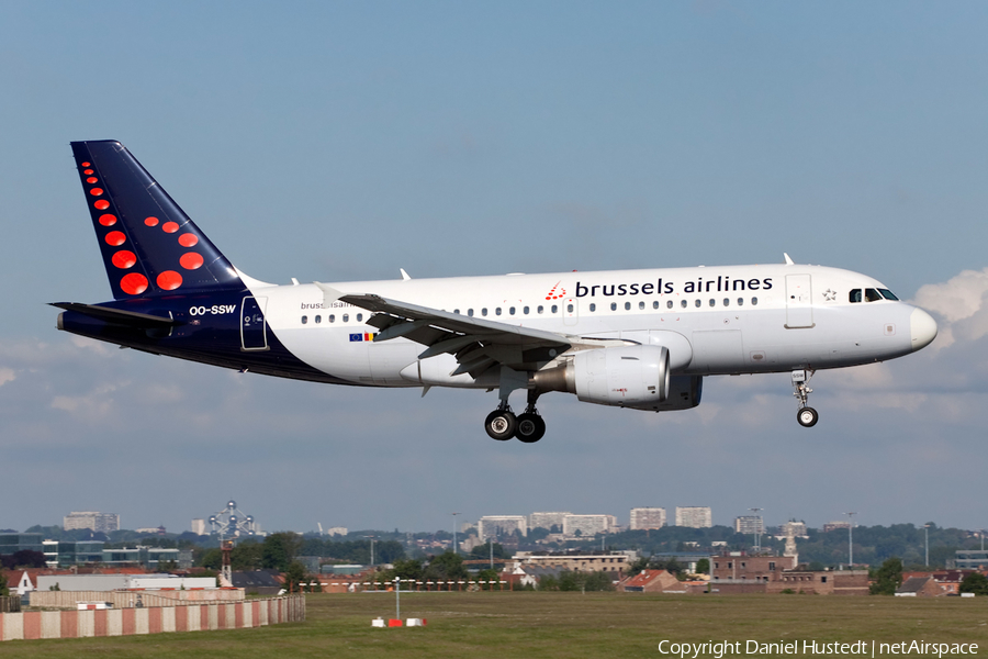 Brussels Airlines Airbus A319-111 (OO-SSW) | Photo 646573