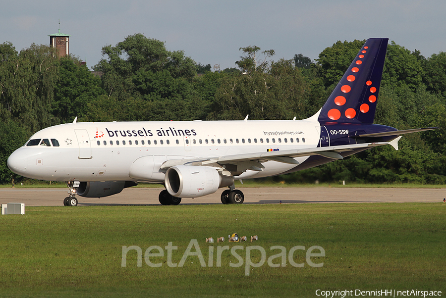 Brussels Airlines Airbus A319-111 (OO-SSW) | Photo 414131