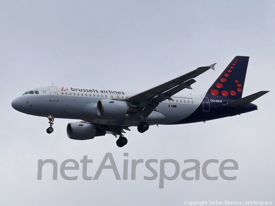 Brussels Airlines Airbus A319-111 (OO-SSW) | Photo 409201
