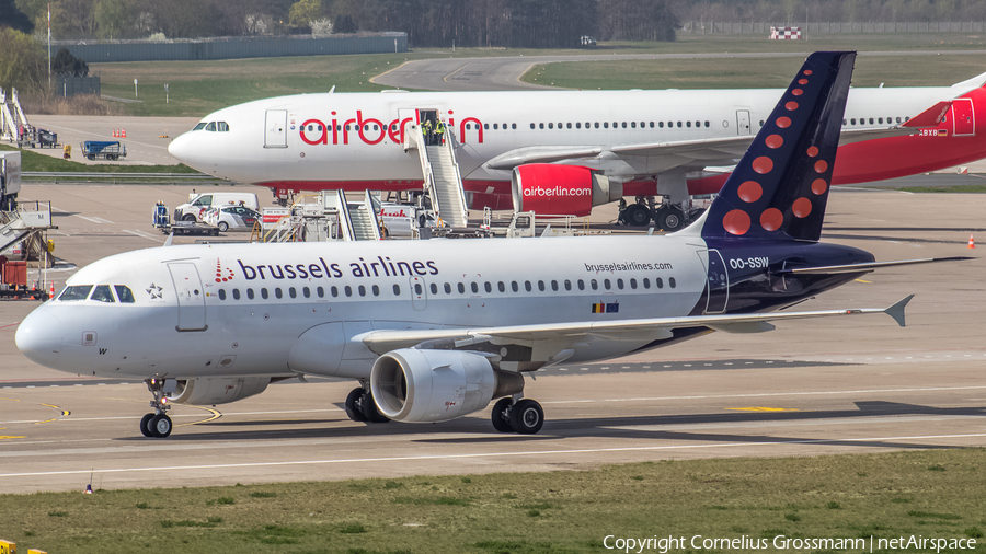Brussels Airlines Airbus A319-111 (OO-SSW) | Photo 421156