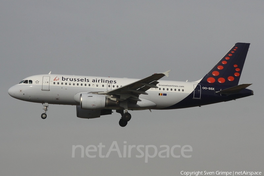 Brussels Airlines Airbus A319-111 (OO-SSX) | Photo 129819