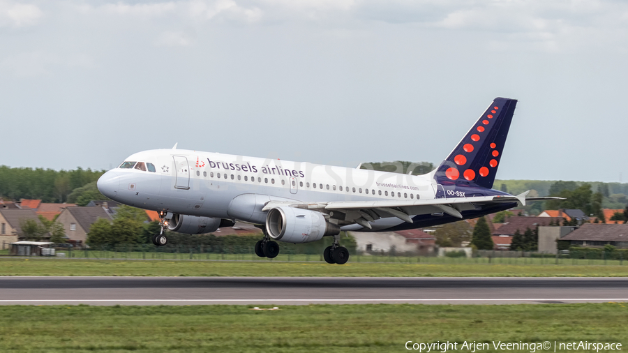 Brussels Airlines Airbus A319-111 (OO-SSX) | Photo 280759