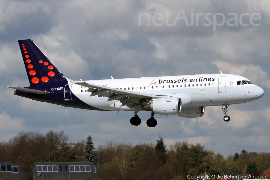 Brussels Airlines Airbus A319-111 (OO-SSX) | Photo 157906
