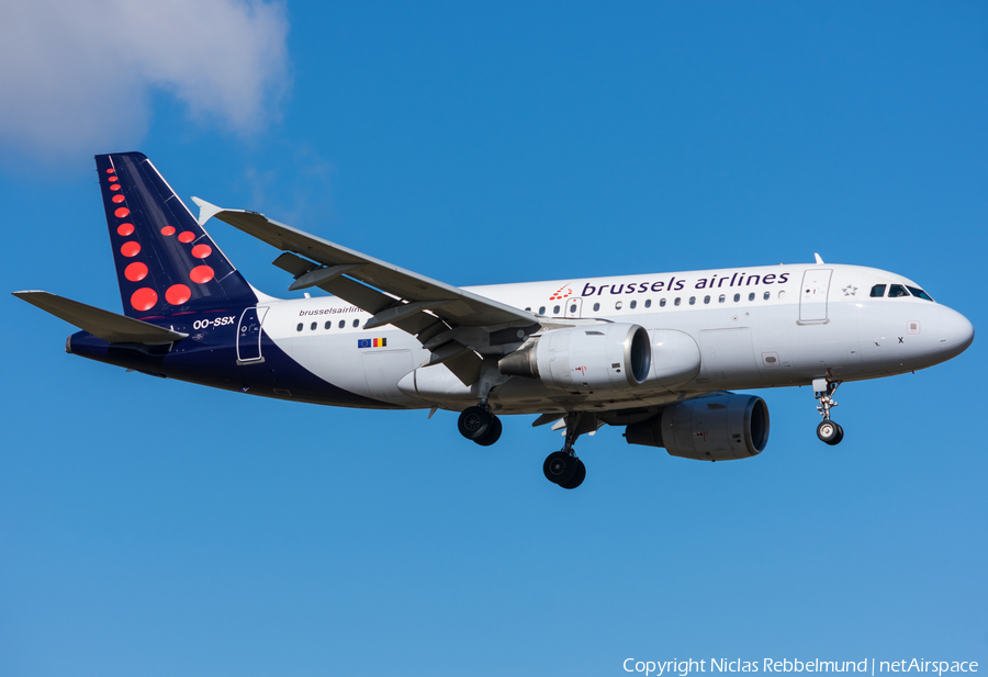Brussels Airlines Airbus A319-111 (OO-SSX) | Photo 228832