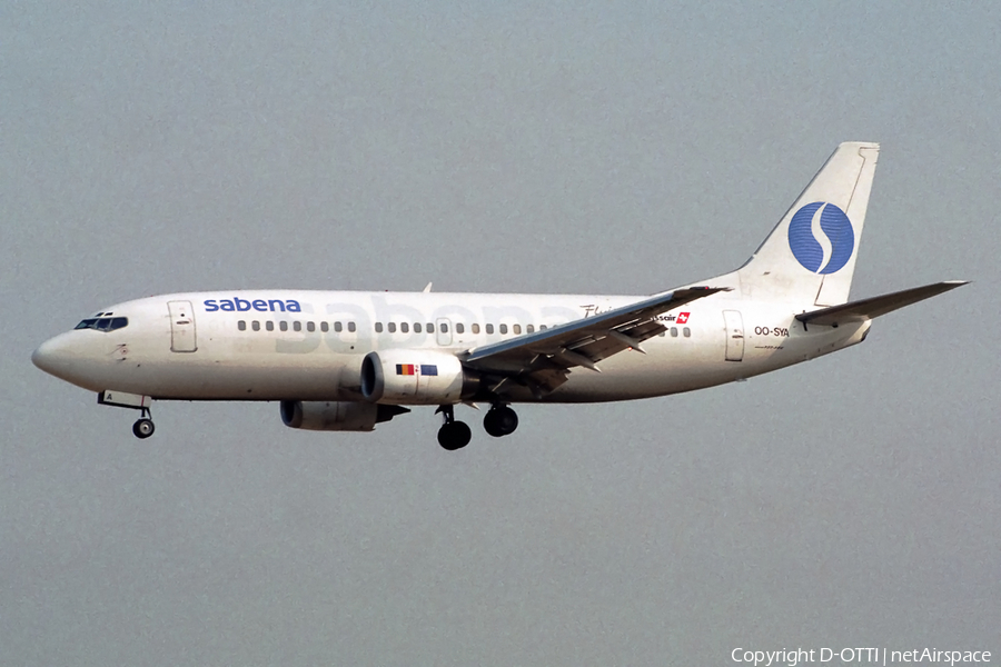 Sabena Boeing 737-329 (OO-SYA) | Photo 145495
