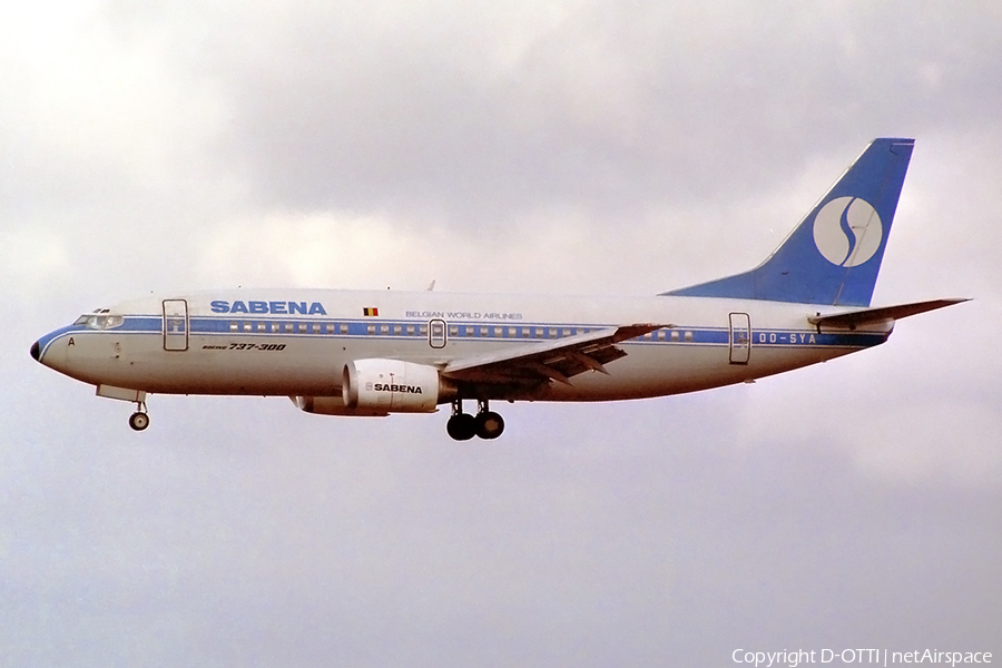 Sabena Boeing 737-329 (OO-SYA) | Photo 141466