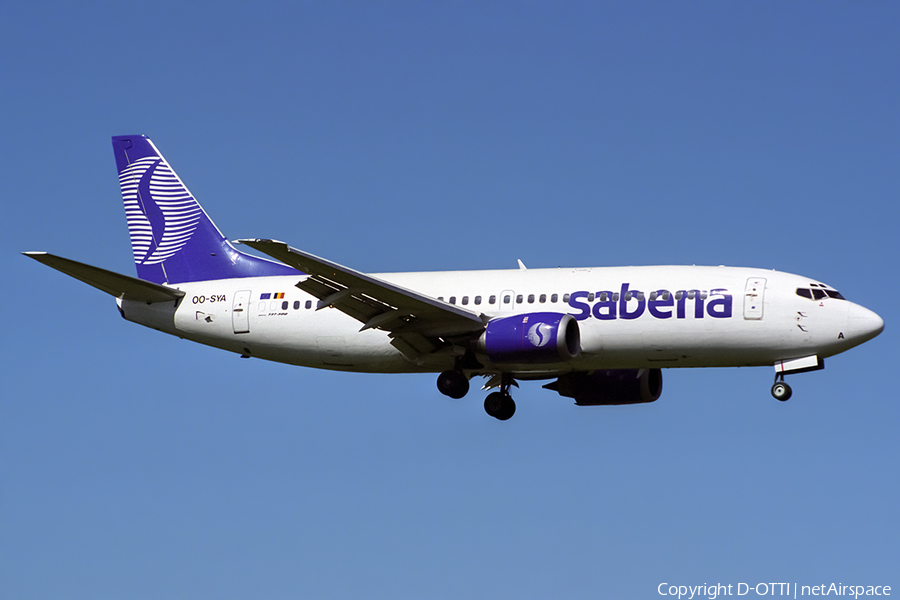 Sabena Boeing 737-329 (OO-SYA) | Photo 455054