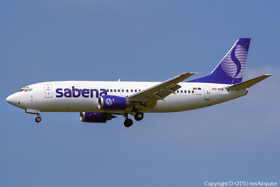 Sabena Boeing 737-329 (OO-SYB) | Photo 417362