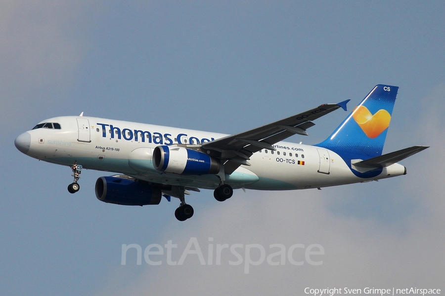 Thomas Cook Airlines Belgium Airbus A319-132 (OO-TCS) | Photo 85993