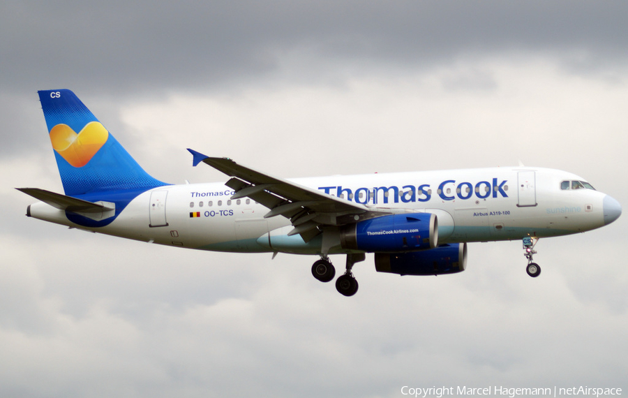 Thomas Cook Airlines Belgium Airbus A319-132 (OO-TCS) | Photo 124217