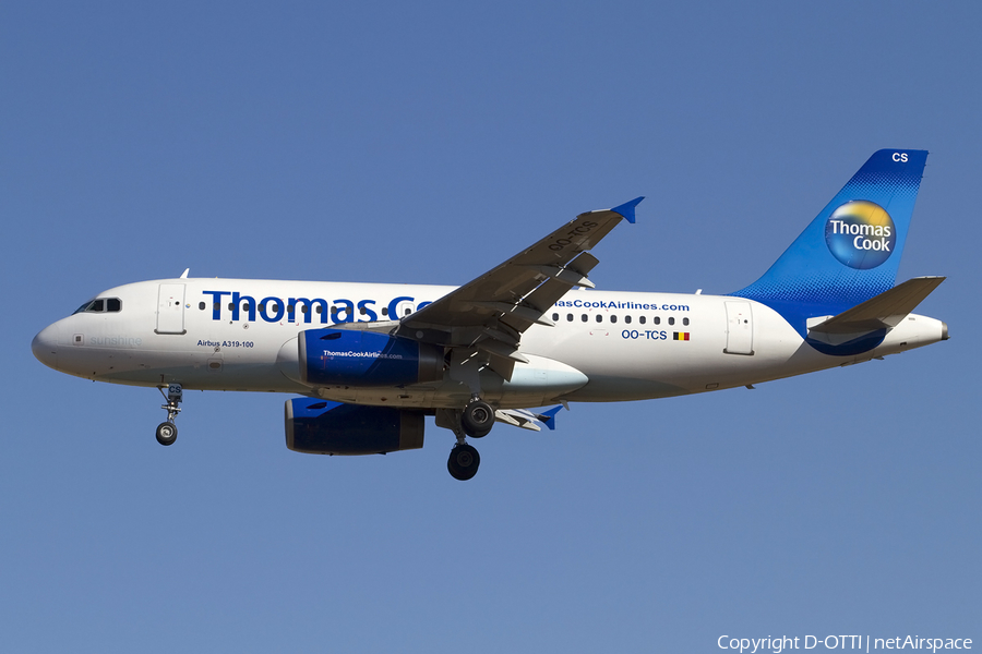 Thomas Cook Airlines Belgium Airbus A319-132 (OO-TCS) | Photo 414044